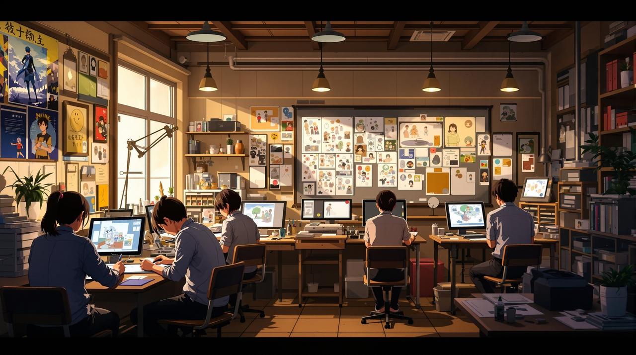 红果原创漫剧 创作团队 红果原创漫剧 团队工作场景